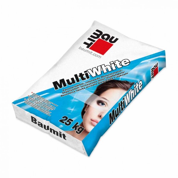 Baumit MultiWhite szálerősített felújító tapasz - 25 kg