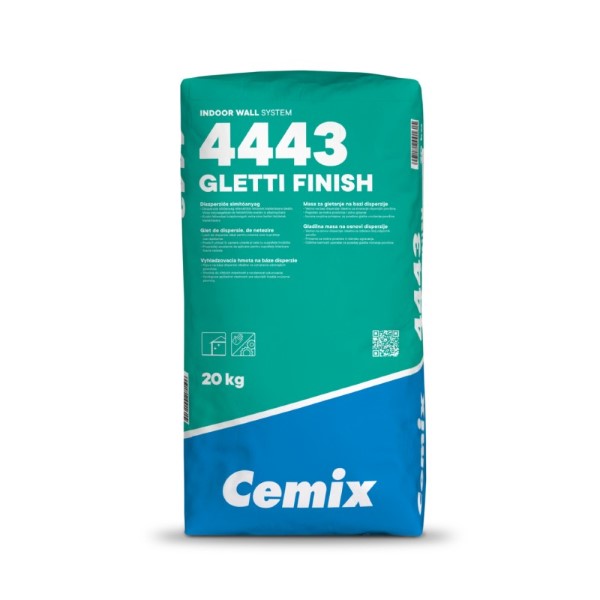 Cemix Gletti Finish diszperziós simítóanyag - 20kg